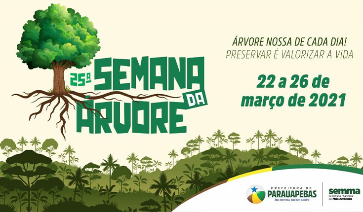 Programação da 25ª Semana da Árvore inicia na próxima segunda, 22.