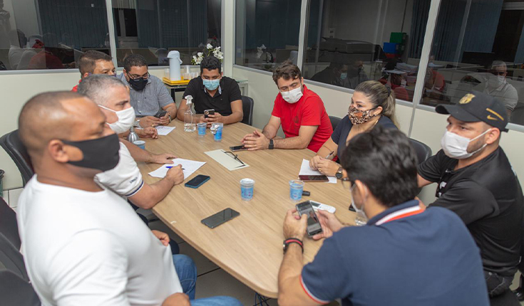 Prefeitura recebe representantes de restaurantes e academias