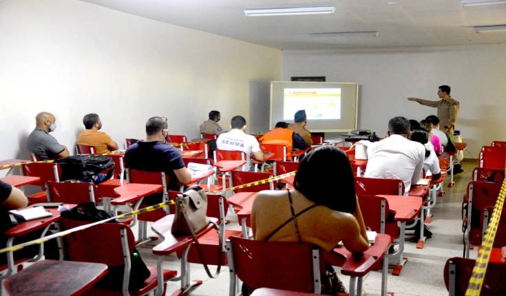 Fiscais e analistas ambientais participam de curso de “Perícia de Queimadas e Elaboração de Laudos”