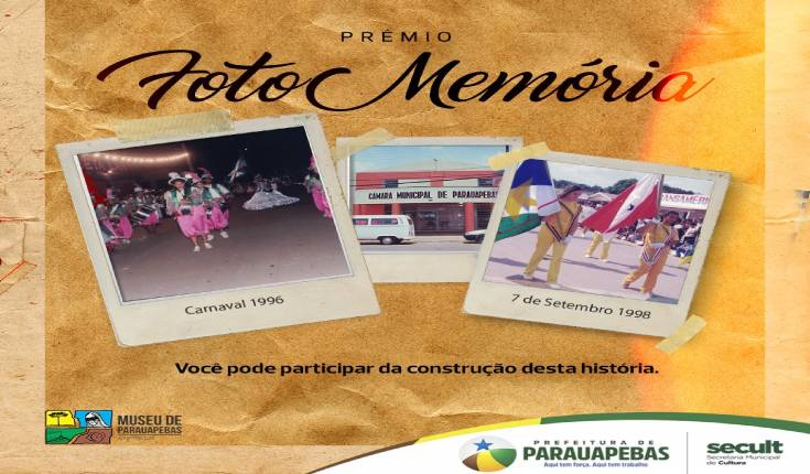 SECULT lança “PRÊMIO FOTOMEMÓRIAS”: concurso vai eleger as melhores fotografias de Parauapebas