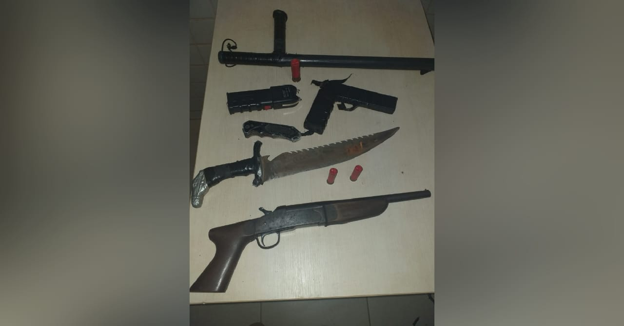 Polícia prende vigilante acusado de porte ilegal de armas