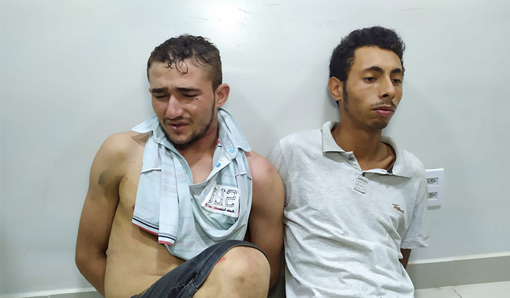 Suspeitos de tráfico são presos no Bairro Novo Brasil de posse de droga e cartões de crédito