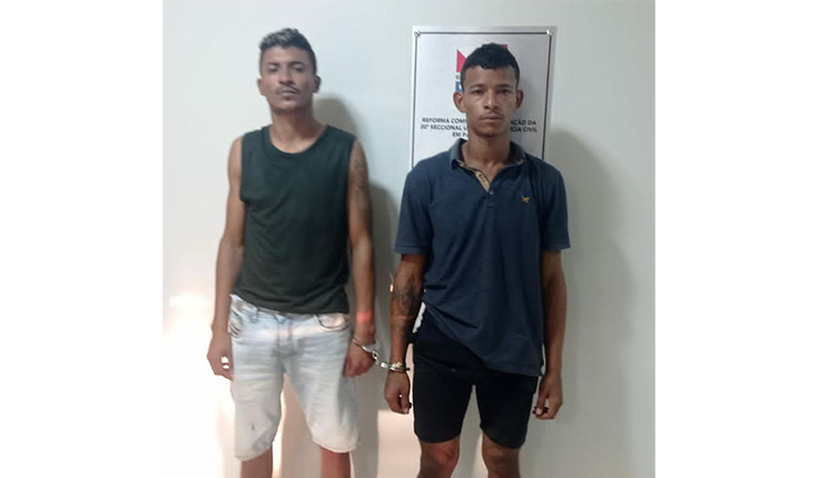 Polícia Rodoviária Estadual  prende dupla que praticava arrastão no município