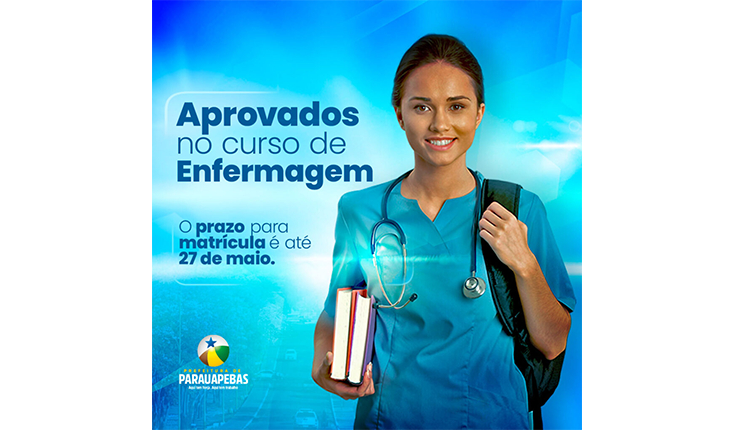 Calouros de enfermagem da Uepa Parauapebas devem fazer matrícula até sexta-feira, 27.