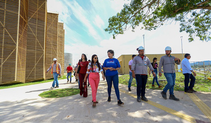 Canaã dos Carajás: Prefeita Josemira Gadelha visita obras da Usina da Paz, que deve ser inaugurada em 4 de junho
