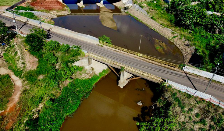 Trânsito na rua Santa Catarina, bairro Liberdade 1, será alterado para construção de nova ponte