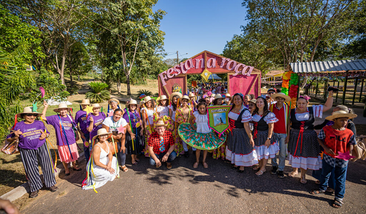 Arraiá da Semas marca o encerramento das atividades do primeiro semestre do Serviço de Convivência e Fortalecimento de Vínculos
