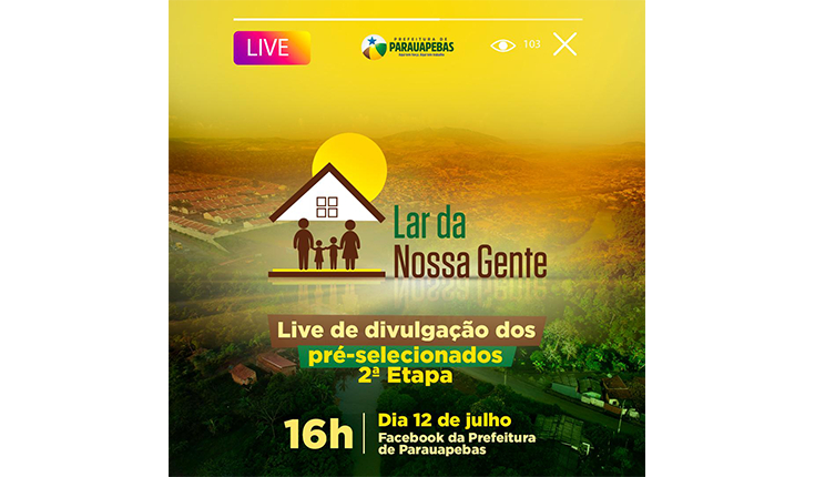 Live: Lar da Nossa Gente