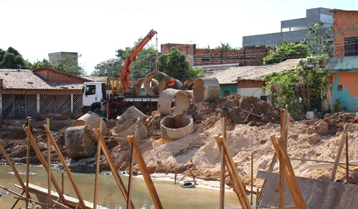 Postura: Urbanização da grota da Nova Marabá entre Folha 20 e Folha 28 avança a cada dia