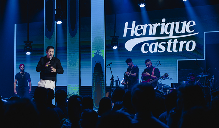 Henrique Casttro grava DVD em Goiânia com os seus ídolos Jorge e Mateus