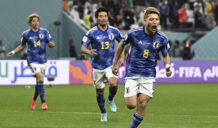 Japão surpreende Espanha e se garante nas oitavas da Copa do Catar