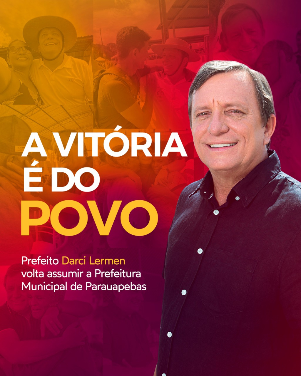 Decisão judicial determina a volta de Darci Lermen ao cargo nesta quarta-feira, 14