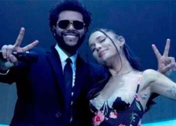Ariana Grande volta ao estúdio para gravar parceria com The Weeknd