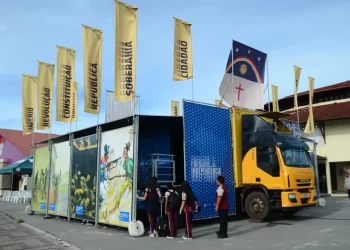 Museu sobre rodas chega no AP para contar a história da independência do Brasil; veja a programação