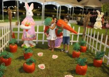 Eco Páscoa atrai milhares de visitantes na primeira noite de evento