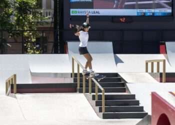 Skate street: Rayssa, Pâmela e Gabi avançam à semi do Pro Tour de Roma