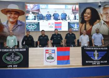 Parauapebas: Militares do 23º BPM participam de aula inaugural do IV Curso de Ações de Motopatrulhamento e do V Curso de escolta Policial Militar