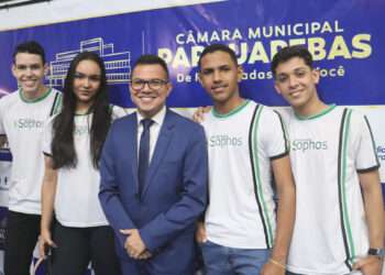 Parauapebas: Alunos do Colégio Sophos acompanham sessão ordinária da Câmara Municipal