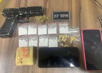 Parauapebas: Polícia Militar apreende arma e entorpecente com homem no bairro dos minérios