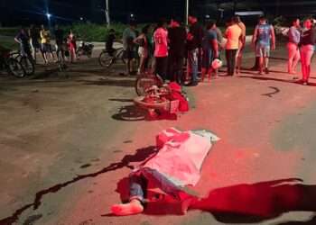 Parauapebas: Acidente entre van e motocicleta deixam dois homens mortos