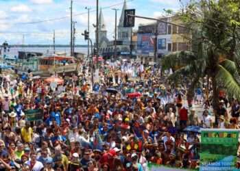 Pará: Durante a Semana dos Povos Indígenas caminhada em defesa da terra faz chamamento à sociedade civil em Belém