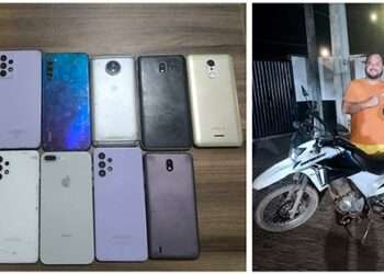 Parauapebas: Guarnição do Grupamento Tático da Polícia Militar recuperam 11 celulares e uma motocicleta