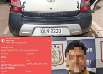 Canaã dos Carajás: Guarnição do Grupamento Tático da Polícia Militar de Parauapebas recuperou veículo roubado em Canaã