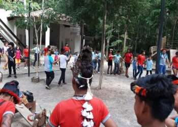 Amapá: Governo reúne estudantes de comunidades indígenas e urbanas para aula no Bioparque da Amazônia