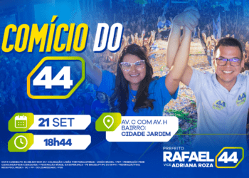 Agenda 44: Rafael Ribeiro e Adriana Roza mobilizam apoiadores no final de semana com caminhadas, visitas e comício.