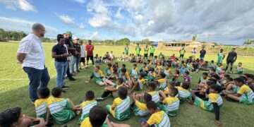 Escolinhas do Núcleo Esportivo de Parauapebas chegam à zona rural com estrutura completa