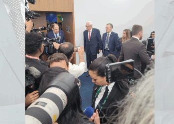 Serguei Lavrov concede entrevista durante a Reunião da Cúpula do BRICS