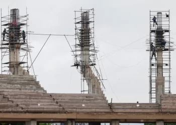 Obra no Colosso do Tapajós, em Santarém, avança com mais de 100 operários