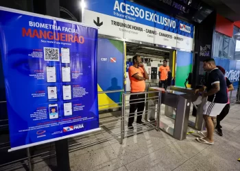 Mangueirão inicia uso de biometria facial em jogo com 21 mil torcedores e moderniza acesso