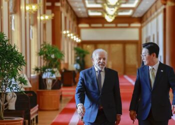 ‘Damos início a um renovado ciclo de prosperidade compartilhada entre Brasil e Coreia do Sul’, afirma Lula