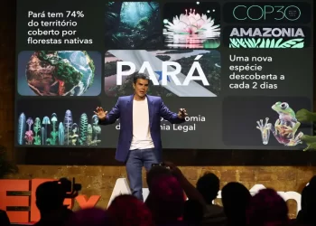 Helder Barbalho projeta Vale Bioamazônico e posiciona o Pará no debate global sobre bioeconomia em palestra no TEDx Talks
