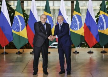 Presidente Lula tem encontro com primeiro-ministro da Rússia, Mikhail Mishustin