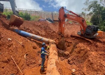 Águas do Pará informa andamento das obras da nova adutora da ETA 02 em Parauapebas