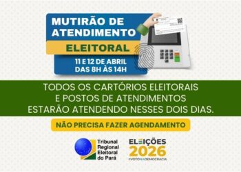 TRE do Pará fará mutirão de atendimento no próximo sábado (11) e domingo (12)