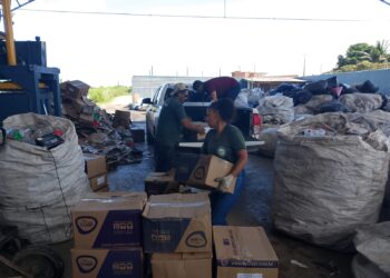 Equatorial destina mais de 1,6 tonelada de papel para cooperativa de reciclagem em Marabá