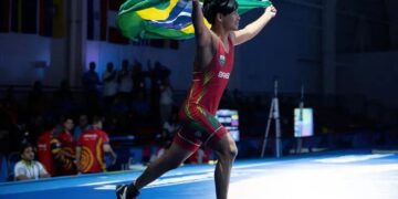 Indígena e com Bolsa Atleta, lutador Lavozier Marubo conquista ouro no Panamá 2026