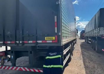 Fiscais da Sefa apreendem óleos lubrificantes e madeira serrada