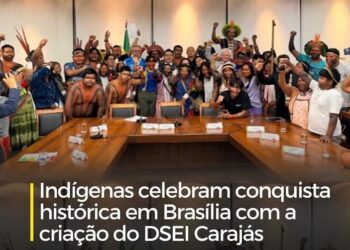 Após mobilização histórica em Brasília, povos indígenas do sudeste do Pará conquistam criação do DSEI Carajás em Marabá, além de Santarém.