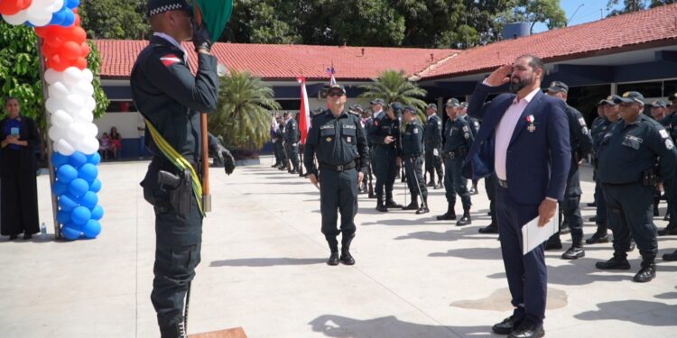 Polícia Militar homenageia autoridades e destaca parceria com a Prefeitura de Parauapebas