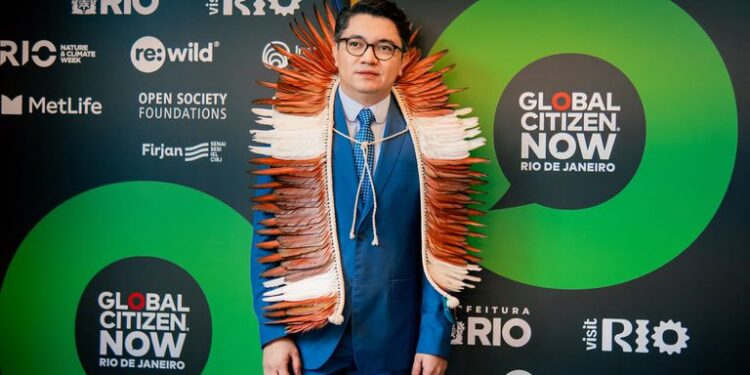 ‘Crise climática é discussão sobre democracia’, afirma Eloy Terena em conferência internacional no Rio