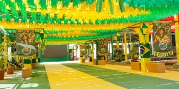 Praça de Alimentação será palco da torcida canaense durante os jogos da Copa do Mundo