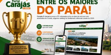 Carajás O Jornal alcança a 11ª colocação entre os sites de notícias mais acessados do Pará