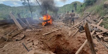 Forças federais fecham o cerco ao garimpo ilegal com inutilização de 35 bunkers e 33 túneis na TI Sararé